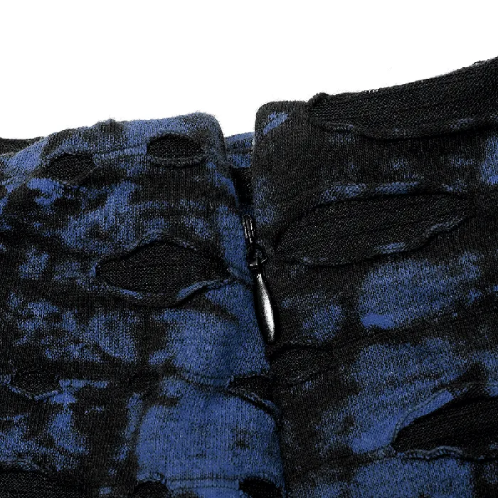 Grunge Distressed Texture Skirt with Cutouts EVEs SECRETS Male Sex Toys