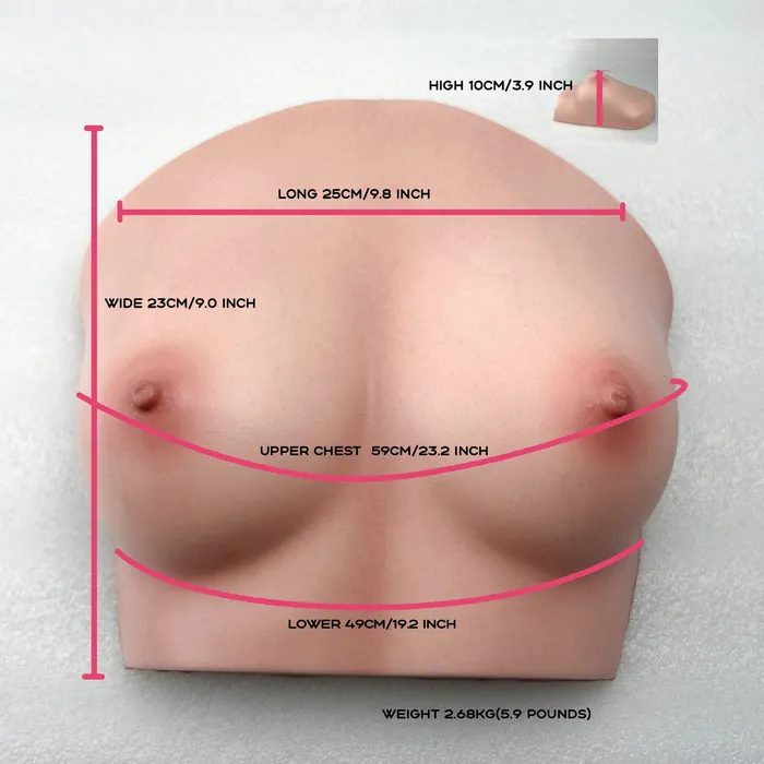 CLIMAX DOLL Male Sex Toys CLIMAX DOLL Silicone Torso Breast 59 CLIMAX DOLL Male Sex Toys CLIMAX DOLL Silicone Torso Breast 59