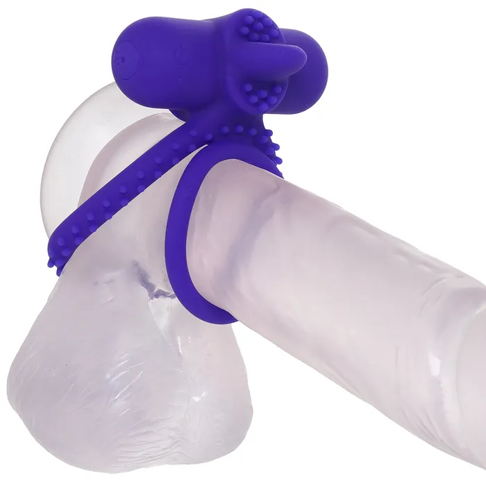 CalExotics Male Sex Toys Dual Climaxer Vibrating Ring