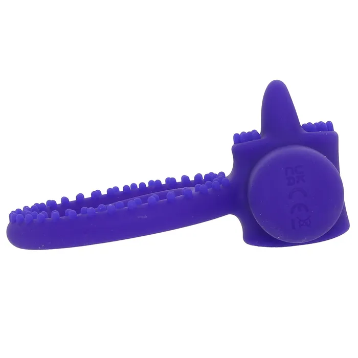 CalExotics Male Sex Toys Dual Climaxer Vibrating Ring