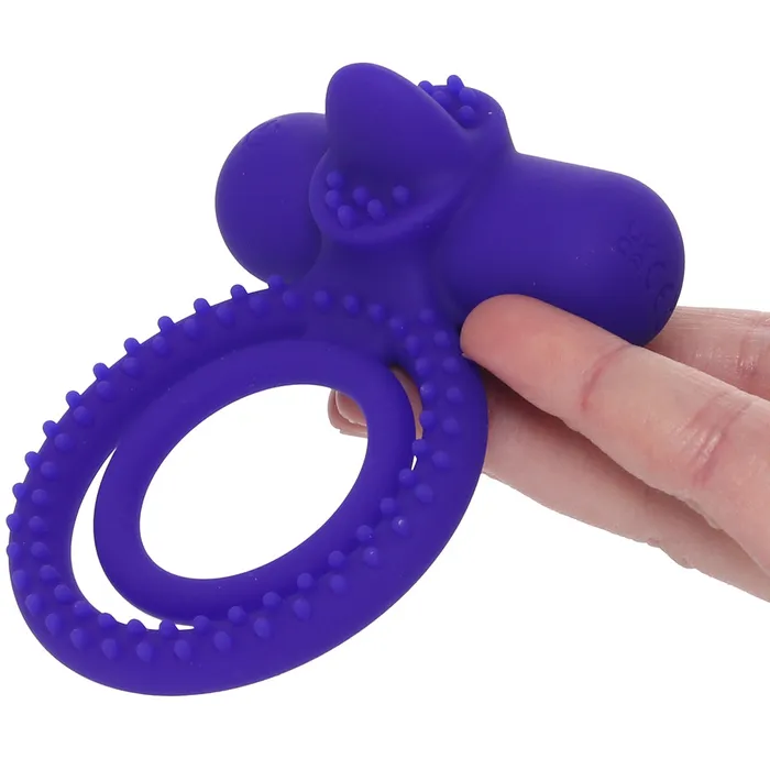 CalExotics Male Sex Toys Dual Climaxer Vibrating Ring