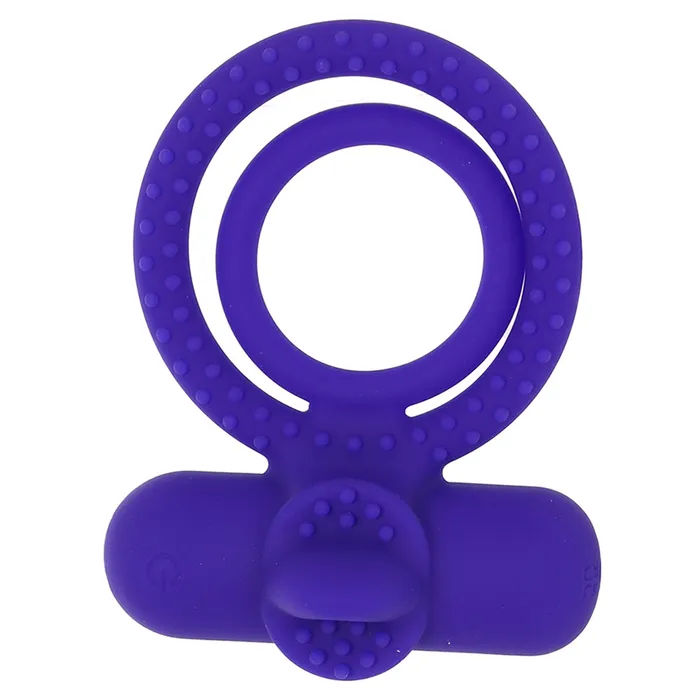CalExotics Male Sex Toys Dual Climaxer Vibrating Ring