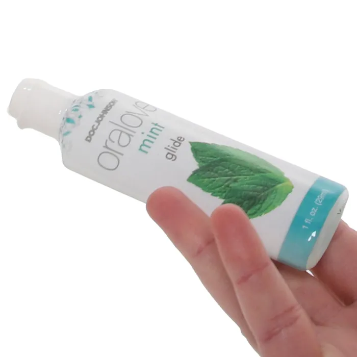 Doc Johnson Female Sex Toys Oralove Delicious Duo Lickable Lubes in Strawberry Mint