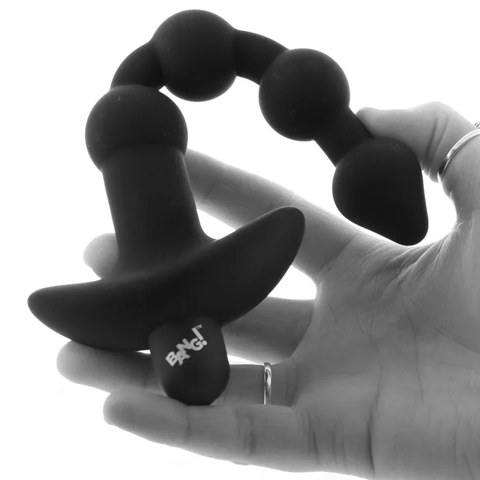 XR Brands Bang Vibrating Anal Beads in Black Anal XR Brands Bang Vibrating Anal Beads in Black Anal