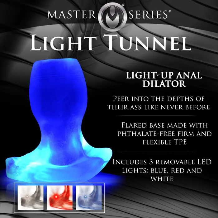 LightTunnel LightUp Anal Dilator Master Series Anal