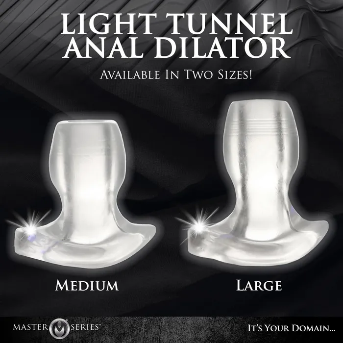 LightTunnel LightUp Anal Dilator Master Series Anal