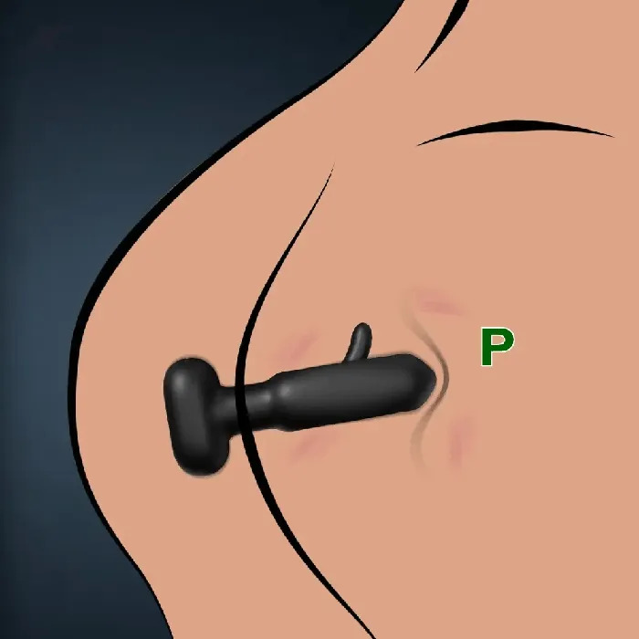 Anal propinkup APP Control Butt Plug 9 Tapping 9 Vibrating Anal Plug Pointed Design Anal Vibrator Prostate Massager