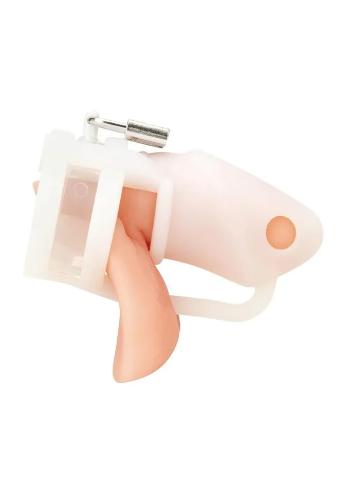Blue Line Silicone Cock Cage with Ball Divider Blue Line CandB Gear Male Sex Toys