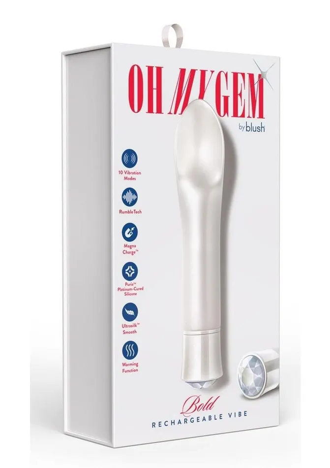 Female Sex Toys Oh My Gem Oh My Gem Bold Rechargeable Silicone Vibrator
