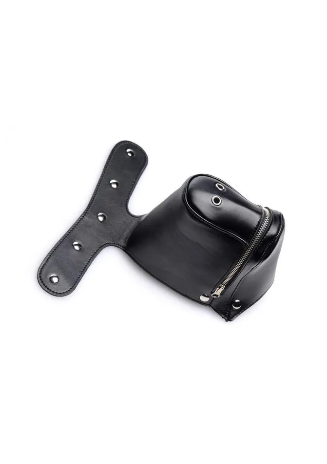Master Series Muzzled Universal BDSM Hood with Removable Muzzle Master Series Male Sex Toys