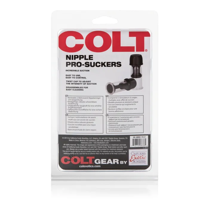 Anal CalExotics Colt Nipple ProSuckers Black Anal CalExotics Colt Nipple ProSuckers Black