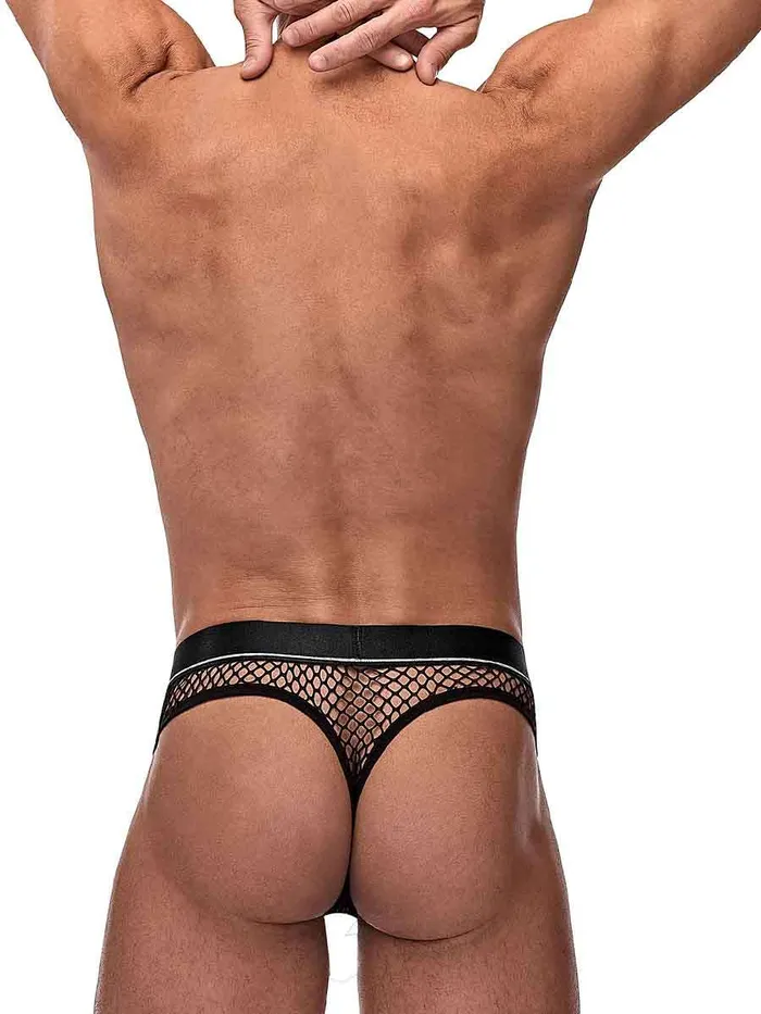 Male Power Male Sex Toys Cock Pit Net Cock Ring Thong S M Black Male Power Male Sex Toys Cock Pit Net Cock Ring Thong S M Black