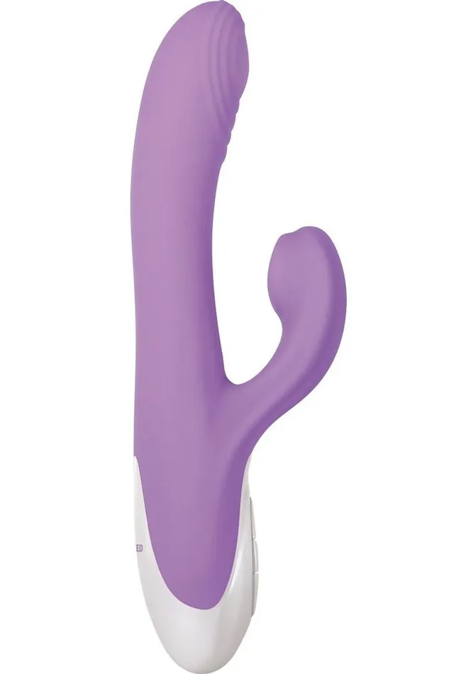 Super Sucker Rechargeable Silicone GSpot Vibrator with Clitoral Stimulator Evolved Female Sex Toys