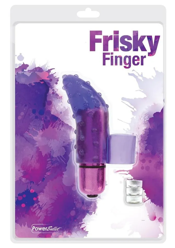 Vibrators Powerbullet Frisky Finger Multi Speed Water Resistant Powerbullet